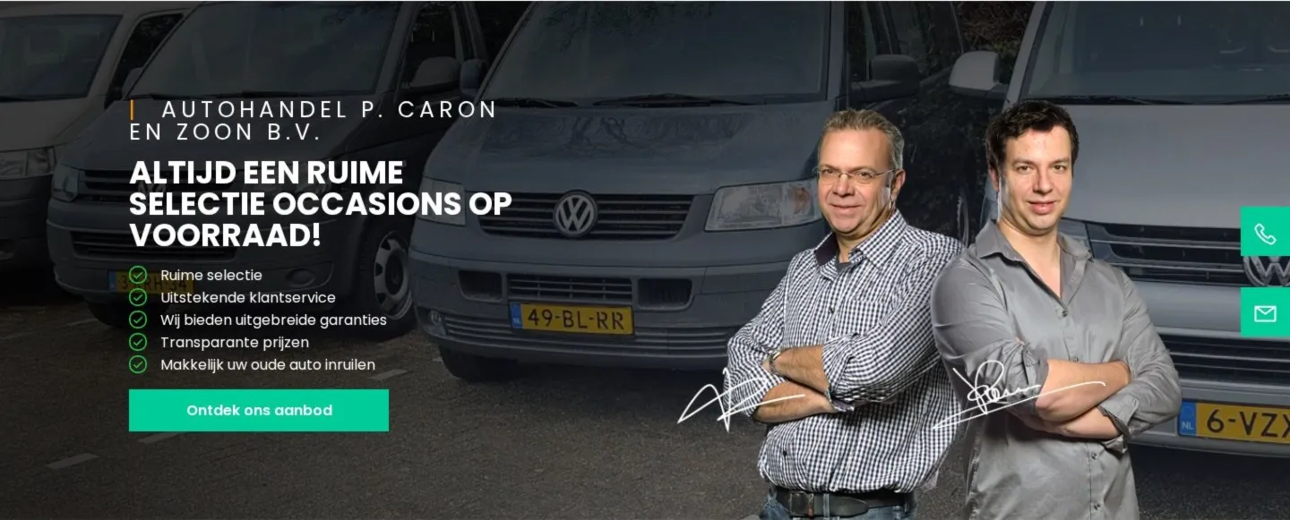 Volkswagen bedrijfswagens bij Caron in Made