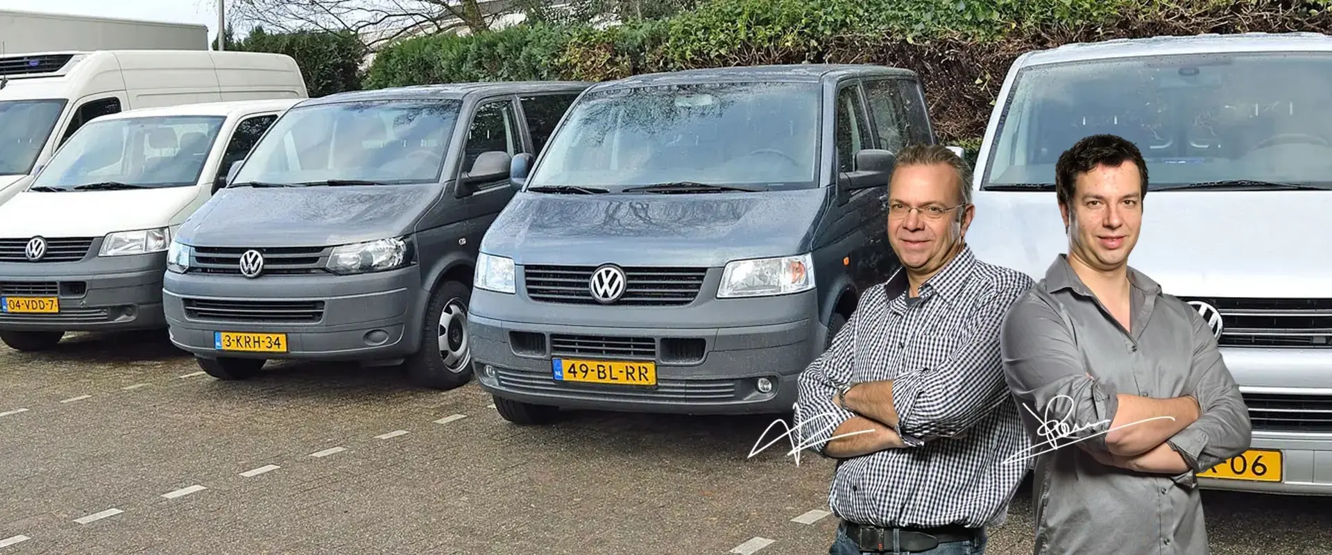 Volkswagen bedrijfswagens van Caron Verhuur